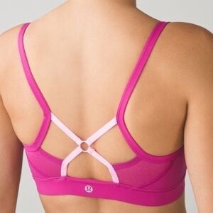 Lululemon rare sweaty endeavor zip front sports bra. XS